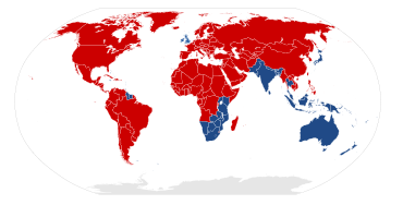 right hand drive and left hand countries of the world